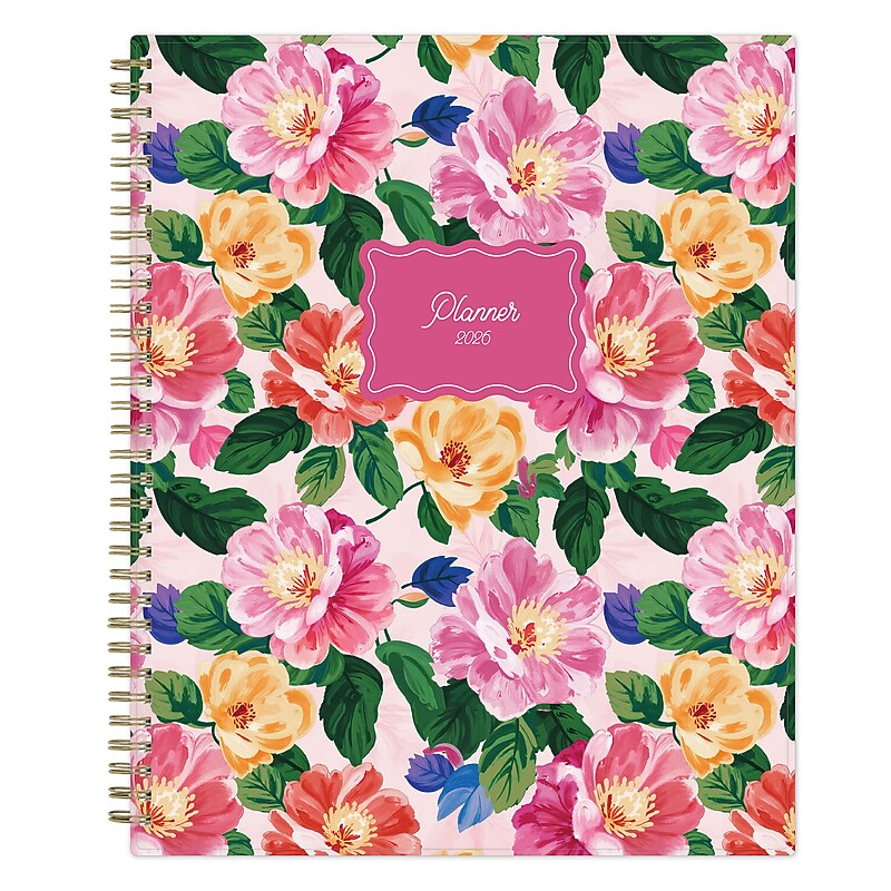 2026 Blue Sky Latha 11" x 8.5" Weekly & Monthly Personal Organizer, Plastic Cover (158004) image 1