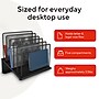 TRU RED™ 5-Compartment Metal Mesh File Organizer,  Matte Black (TR57554)~#|#~C684CA6C-5622-4282-A6F54D4CAA00E342_sc7