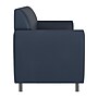 Flash Furniture Hercules Diplomat LeatherSoft Sofa, Navy/Chrome Legs (BT8273NVYCHR)~#|#~C685A20D-E783-433B-B558BE8C8D58C5E8_sc7