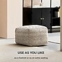 Anji Mountain Cherokee Slate Fabric Rectangular Pouf Ottoman (AMBPF001-2014)~#|#~C6868C73-55A0-42BB-A811649B37DC4DA2_sc7