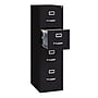 Hirsh Commercial 4-Drawer Vertical File Cabinet, Letter Size, Lockable, 52"H x 15"W x 22"D, Black (17787)~#|#~C68B25DB-BA34-4C71-A7C13AA96ED15C3C_sc7