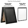 Excello Global Products Double-Sided Tabletop A-Frame Chalkboard and Menu Holder, 11" x 14", Black (EGP-MENU-AFRAME)~#|#~C691E2C7-8AA6-4729-87D58331F17A07C9_sc7