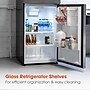 Magic Chef Refrigerator w/Freezer, 10.1 Cu. Ft., Platinum Steel (HMDR1000ST)~#|#~C692D1B2-99E9-45E9-B0A91D6D35BE33C1_sc7