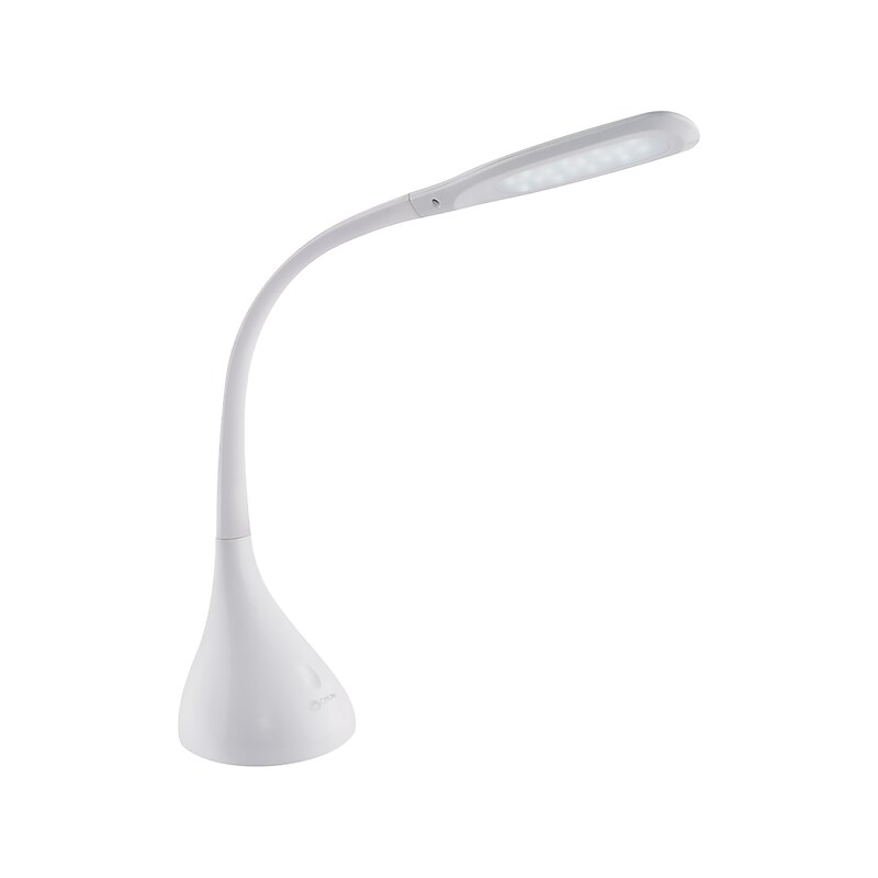 OttLite Creative Curves LED Desk Lamp, 23.75", White (A30009-FFP) image 1