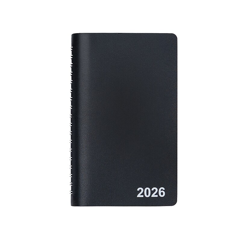 2026 Staples 3" x 6" Weekly & Monthly Planner, Assorted Colors (ST16270-26) image 1