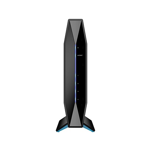 Linksys AX1800 Dual Band MUMIMO WiFi 6 Gaming Router, Black (E7350) Staples