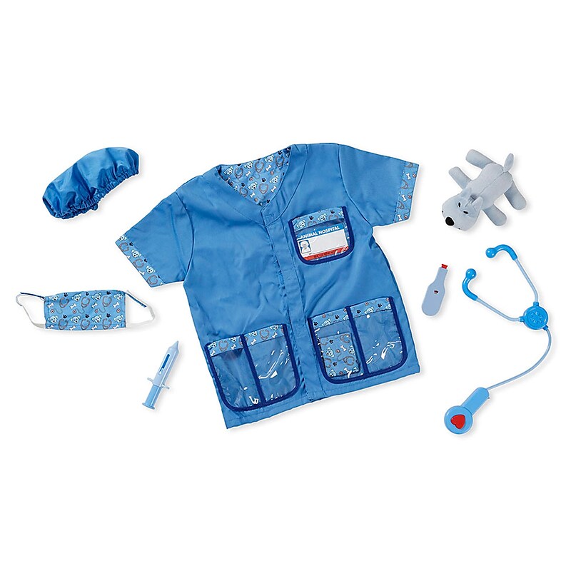 Melissa & Doug Veterinarian Role Play Costume Set (LCI4850) image 1