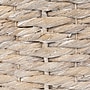 Storied Home Hand-Woven Water Hyacinth Table, White-Washed (EC1643)~#|#~C6AF7EEB-DB45-443C-8B5E1984F4C7CDCF_sc7