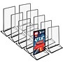 Azar Card Holder, Desktop/Countertop, Top/Side Loading Acrylic, 10/Pack (152792-BLK-10PK)~#|#~C6B5713C-7FB4-432B-891E25CED71E5B8F_sc7