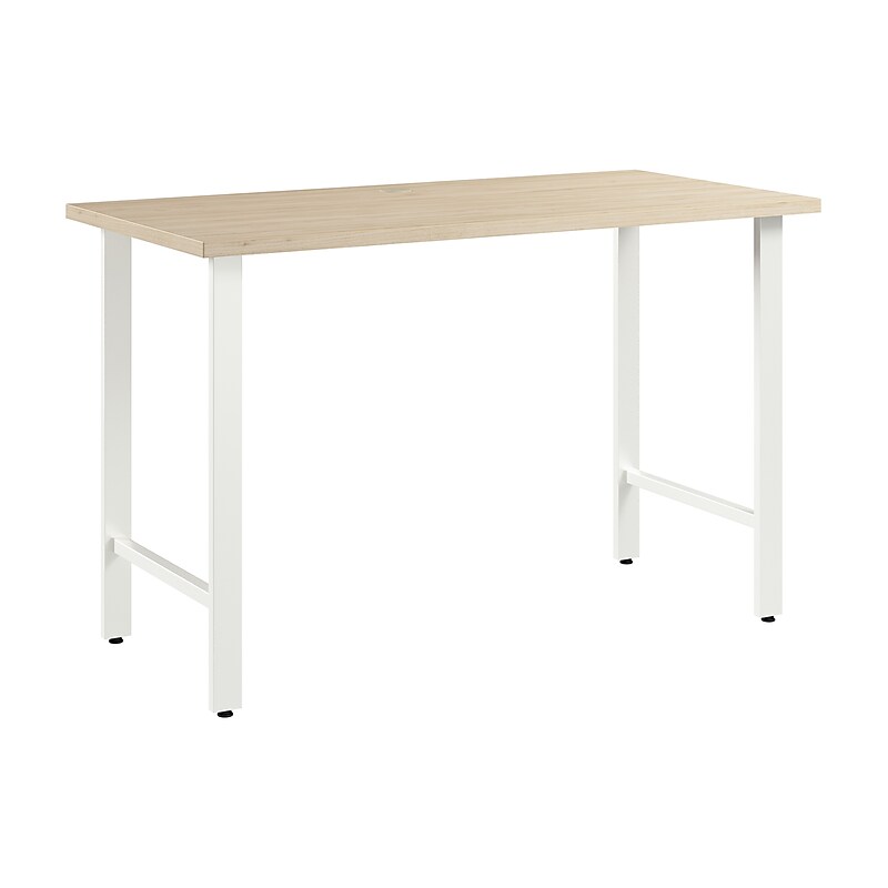 Bush Business Furniture Hustle 48"W Computer Desk with Metal Legs, Natural Elm (HUD148NE) image 1