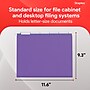 Staples Hanging File Folders, 1/5-Cut Tab, Letter Size, Purple, 25/Box (ST419200-CC)~#|#~C6B8FDED-2D33-4A95-98810FF1768B81C4_sc7