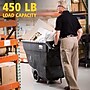 Rubbermaid Commercial Cube Truck, 450 lb. Capacity, Black (FG9T1300BLA)~#|#~C6C1A2B6-2201-41C5-99B34D7B7512E61E_sc7