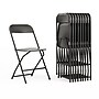 Flash Furniture HERCULES Plastic Folding Chair, Black, 24/Pack (24LEL3BK)~#|#~C6C4AD99-62AB-4312-A9304B2B5244C1EB_sc7