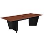Regency Array 96"W x 48"D Conference Table With Grommet, Cherry/Black (ACT9648CHBK)~#|#~C6C79A9F-8195-42FB-AA221B400CE352D5_sc7