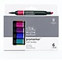 Winsor & Newton Promarker Dual-Tip Alcohol Based Marker, Rich Tones, 6/Pack (WNX0290111)~#|#~C6C95D6D-9DE8-401D-9820C2D763DCB973_sc7