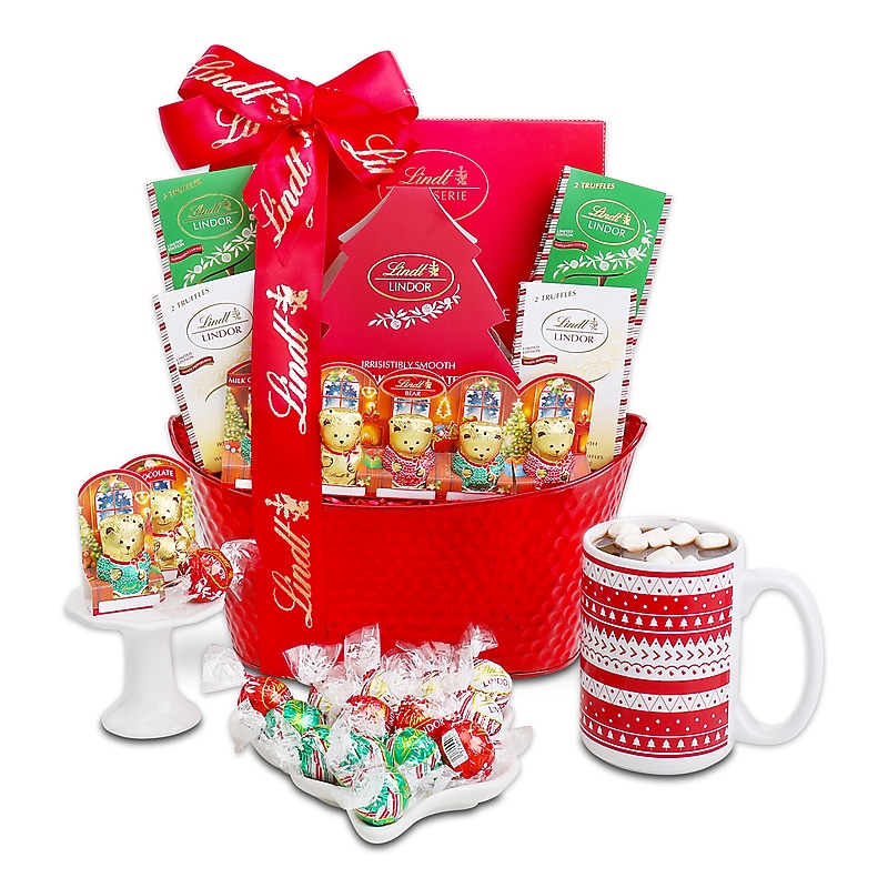 Lindt Holiday Delights Gift Basket (FG03493) image 1