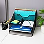 Mind Reader Metal Desk Organizer Letter Tray, Black, 2/Pack (2MESHBOX5-BLK)~#|#~C6CC846A-899D-46CE-AA2F923DD2603903_sc7