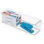 iDESIGN Stackable Plastic Storage Bin, 4" x 14.5"x 4", Clear, 3/Pack (28983M3)~#|#~C6CD539B-2A2B-47B9-B04B6AE762835E50_sc7