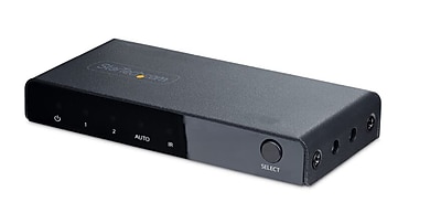 StarTech.com 2-Port HDMI Switch, 8K (60Hz) / 4K (120Hz), 2-in 1-out, HDMI 2.1, Auto/Manual Source Switch  (2PORT-HDMI-SWITCH-8K) Simolary simolary.com