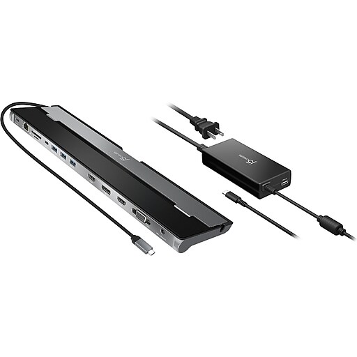 j5create USB TypeC Triple Display Docking Station with 100W PD Adapter