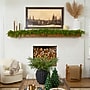 Nearly Natural Pre-Lit Artificial Real Touch Norfolk Island Pine Garland, 9' (W1394)~#|#~C6D40A29-A056-4435-93D922DA8734B8EF_sc7