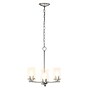 Lalia Home 3-Light 15" Classic Clear Glass and Metal Hanging LED Pendant Chandelier, Brushed Nickel (LHP-3012-BN)~#|#~C6D4BFA8-CF26-4EF8-87A2FC4DDF345D07_sc7