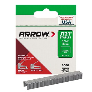Arrow T50 1/2 In. Stainless-Steel Staples (1,000-Pack) 508SS1 - Foto 2