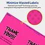 Avery Laser/Inkjet Square Multipurpose Labels, 4" x 4", Neon Magenta, 320/Box (94100)~#|#~C6D8216A-64F0-4CE5-9F432CDE26BD9DE1_sc7