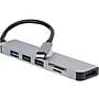 Vivitar Creator Series 6-Port USB-C Hub, Silver (VIVRW7320-NOC-STK-16)~#|#~C6D838E1-D6E5-4FA6-93C1716EB378DBEB_sc7