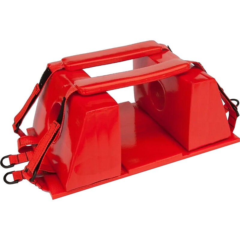 Kemp Foam Head Immobilizer Set, Adjustable Size (10-001-RED) image 1