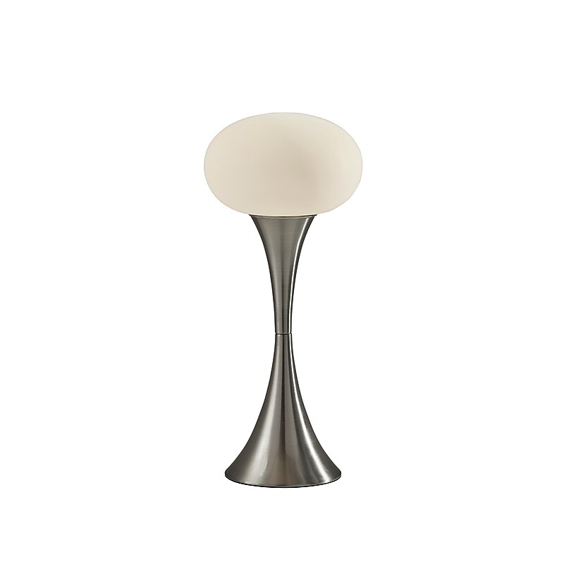 Adesso Otis Incandescent Table Lamp, Brushed Steel (2603-22) image 1