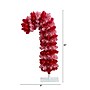 Nearly Natural 30-in Pre-Lit Artificial Candy Cane Christmas Tree with 100 Micro LED Lights (T4702)~#|#~C6E39D1E-2B70-4172-BDD49E1289BC5CA1_sc7