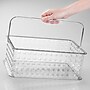 iDESIGN Medium Stackable Plastic Storage Bin, Clear, 3/Pack (29313M3)~#|#~C6E448E0-E86B-4F8B-A1037E06EA685639_sc7