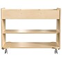 Flash Furniture Bright Beginnings Mobile 5-Section Storage Cart, 24.5"H x 31"W x 16"D, Natural Birch Plywood (MK-KE24145-GG)~#|#~C6EC3674-AFBE-4A66-9840184068C9AEFB_sc7