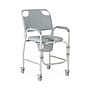 Medline Guardian Shower Commode, Fixed Arms, Back Rest, Aluminum Frame, 300 lb. Capacity (G1-502PWX1)~#|#~C6EEBA37-54AB-4638-91C354A6570F36CB_sc7