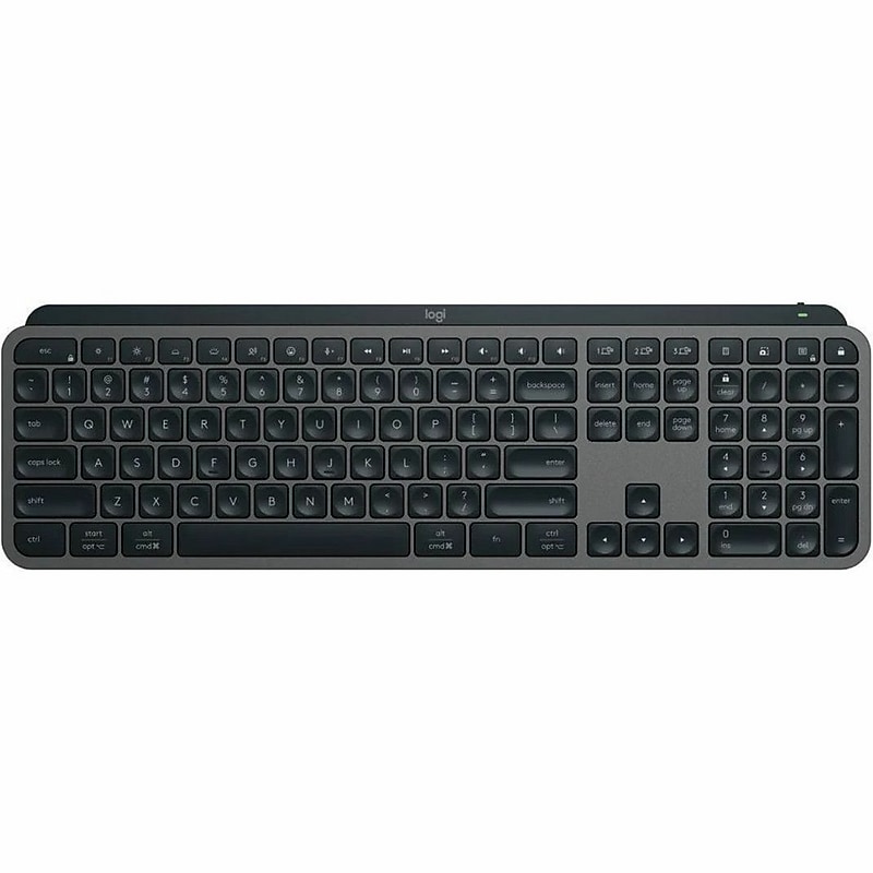 Logitech MX Keys S Master Wireless Ergonomic Keyboard, Graphite (920-011558) image 1
