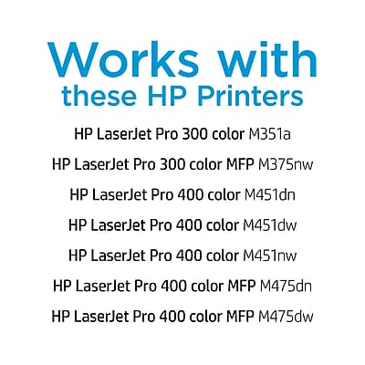 HP 305A Cyan Standard Yield Toner Cartridge, Prints Up to 2,600 Pages (CE411AG) Sansujyuku sansujyuku.com