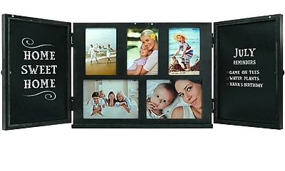 Excello Global Products Barndoor Picture Frame with Chalkboard - Thumbnail 2