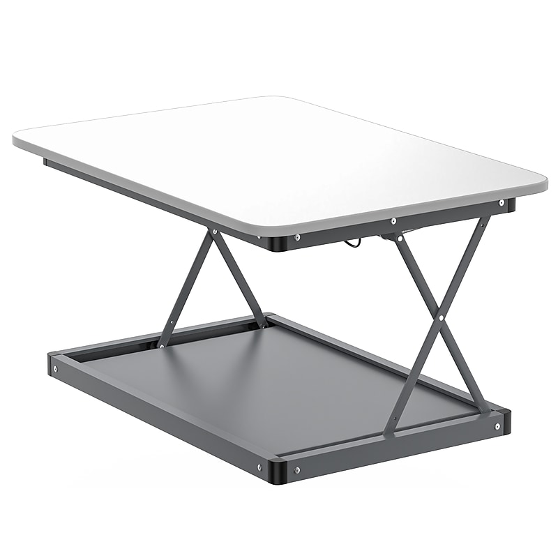 Uncaged Ergonomics CHANGEdesk Mini Adjustable Riser, Laminate Wood (CDMM-W) image 1