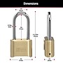 Master Lock Settable Combination Padlock, 6/Box (175)~#|#~C6FDA6C0-F5E8-45FC-BDD4F86766F33177_sc7