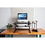 Rocelco 32"W Manual Adjustable Standing Desk Converter, Black (R EADRB2)~#|#~C6FFD646-DE39-4B80-BC505B566F4BADAC_sc7