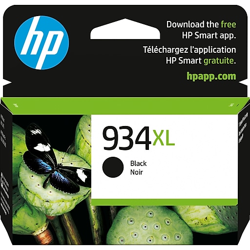 HP 934XL Black High Yield Ink Cartridge, Prints Up to 1,000 Pages