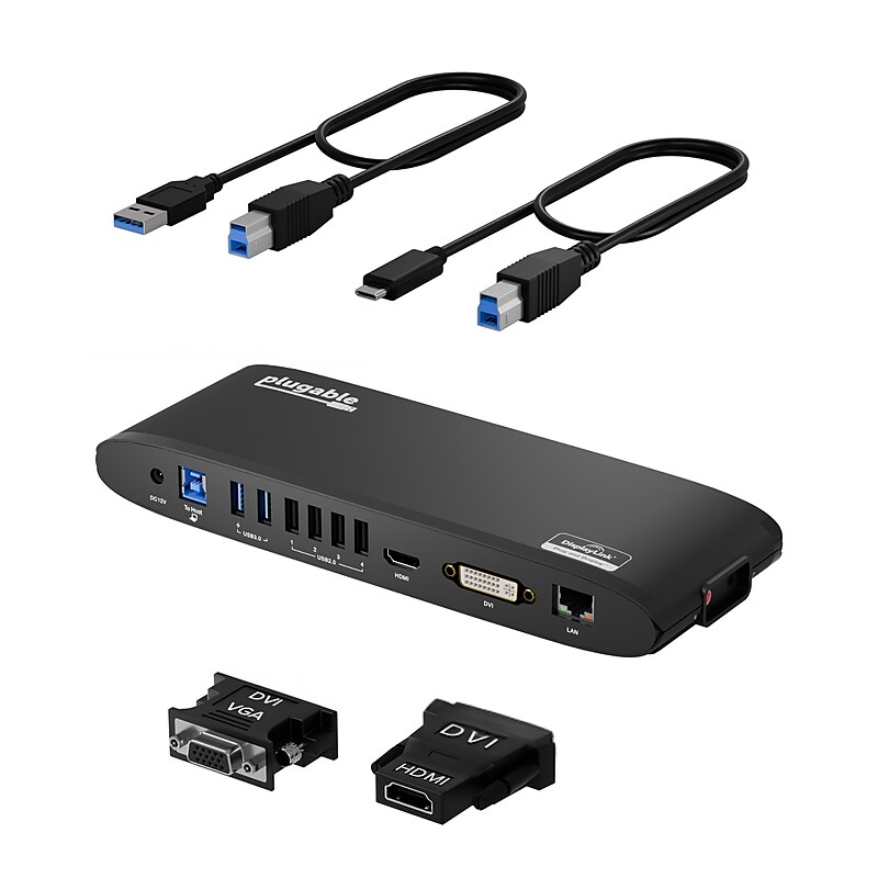 Plugable Docking Station for Windows Laptops (UD-3900H) image 1