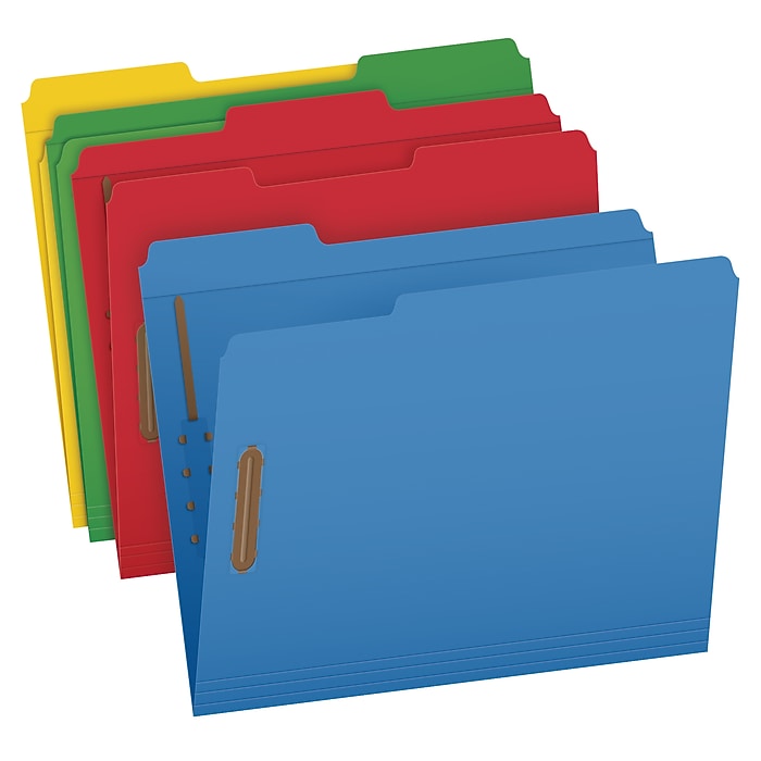 Pendaflex Heavy Duty File Folder, 1-Tab, Assorted, Letter Size