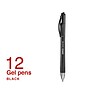 Staples Sonix Retractable Gel Pens, Medium Point, 0.7mm, Black Ink, Dozen (13561-CC)~#|#~C705F0D2-DCFE-443F-A8DB7B840F68FC8C_sc7