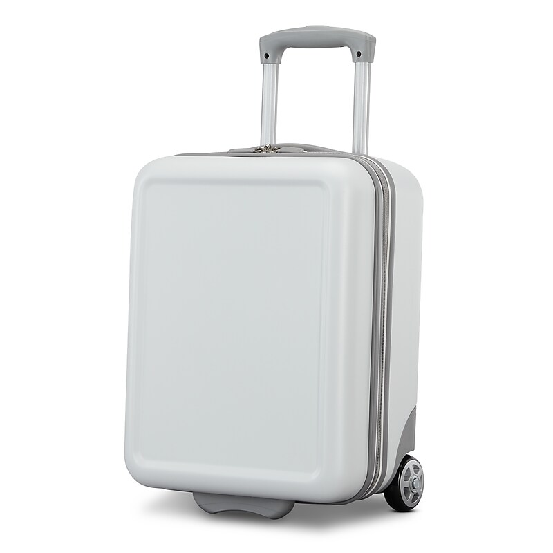 American Tourister Fathead 15.75" Hardside Carry-On Suitcase Spinner, White (154850-1908) image 1