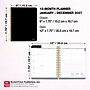 2027 BrownTrout 6.5" x 7.8" Calendar Year Weekly Standard Planner, Black (9798330709311)~#|#~C70F40E2-5B9A-4613-92B829F84E1EEE42_sc7