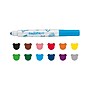 CARIOCA Baby Washable Kids Markers, Rounded Nib, Assorted Colors, 144/Set (CRA42826E)~#|#~C7149A67-16A6-4627-B30E80188F2420A2_sc7