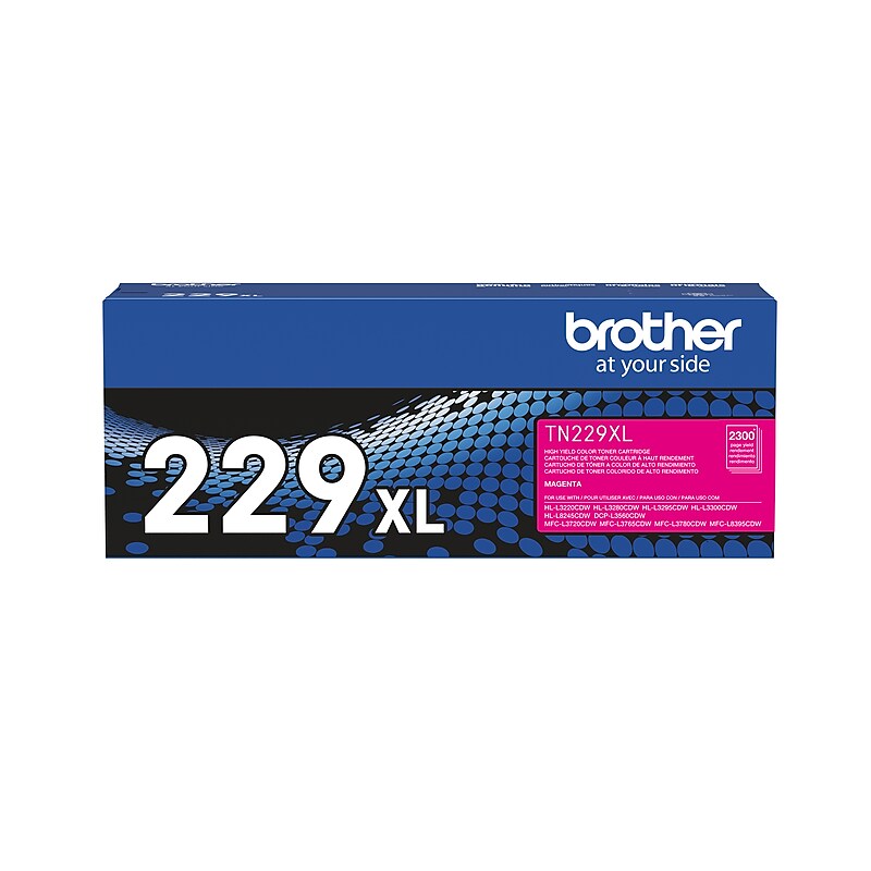 Brother TN229XLM Magenta High Yield Toner Cartridge image 1