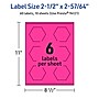 Avery Hemp Square Laser/Inkjet Multipurpose Labels, 2" x 2", Off-White (480/Box)~#|#~C71C6E61-B1B5-4645-9967AD2E08F9F76A_sc7